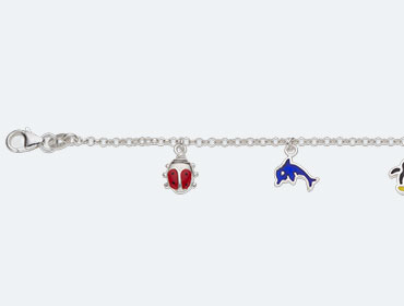 Silver Baby Bangles img