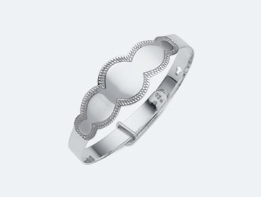 Silver Baby Bangles img