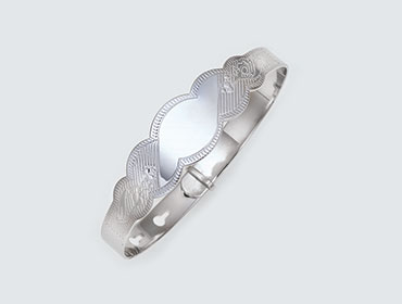 Silver Baby Bangles img