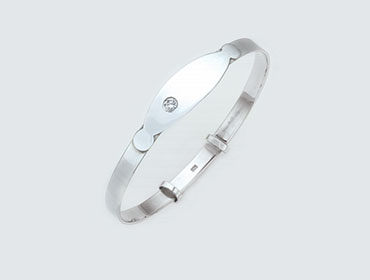 Silver Baby Bangles img