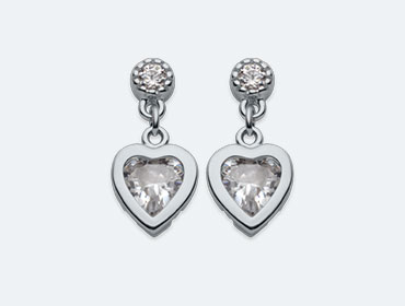 Silver Cubic Earrings img