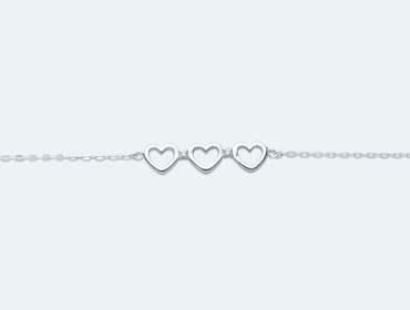 sterling silver chain anklet