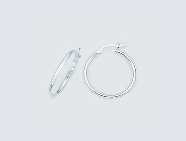 Silver Sleeper Earrings img