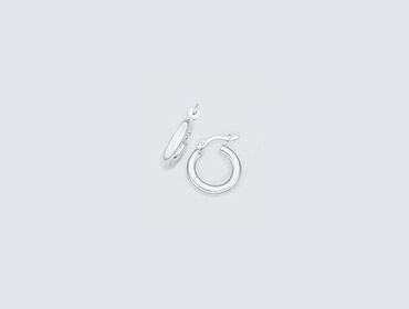 Silver Sleeper Earrings img