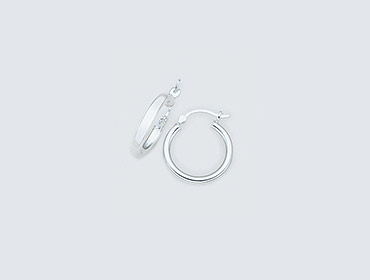 Silver Sleeper Earrings img