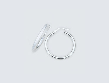 Silver Sleeper Earrings img