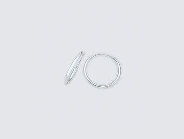 Silver Sleeper Earrings img