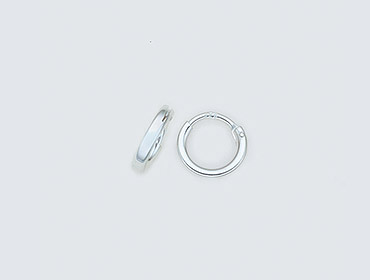 Silver Sleeper Earrings img