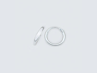 Silver Sleeper Earrings img