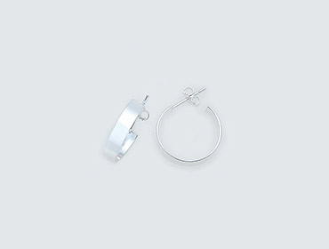 Silver Hoops img