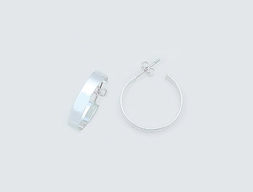 Silver Hoops img