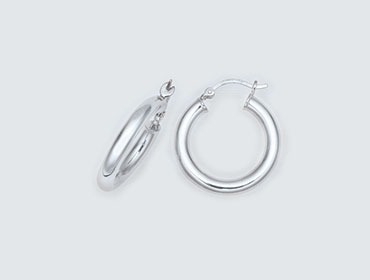 Silver Sleeper Earrings img