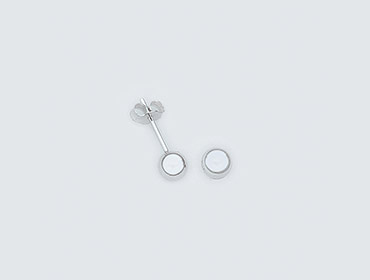 Silver Ball Stud Earrings img
