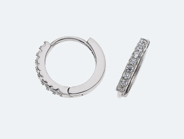 Silver Bowtie Earrings img