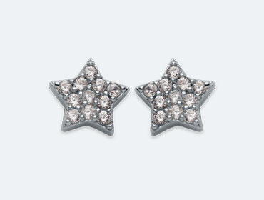 Silver Star Earrings img