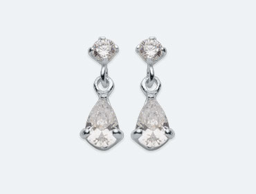 Silver Cubic Earrings img