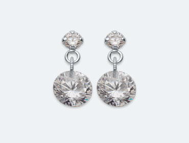 Silver Cubic Earrings img