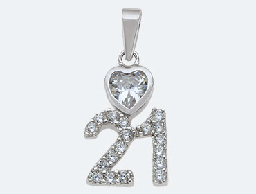 Silver Cubic Twenty One Pendants img