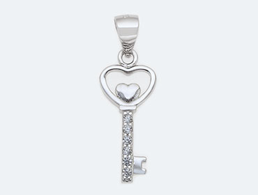 Silver Key Pendants img