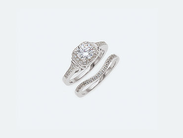 Silver Bridal Rings img