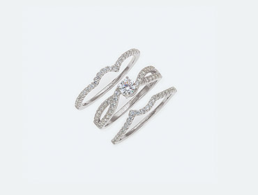 Silver Bridal Rings img